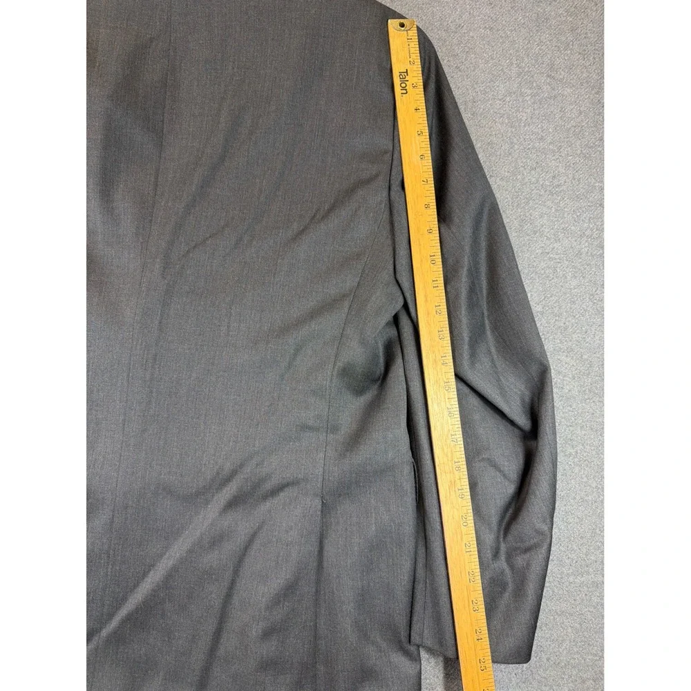 Coppley Blazer Mens 46R Grey Gibson 2112C 100% S-100s Wool 2-Button‎ Sport Coat
